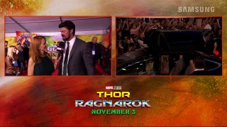 Karl Urban on haircuts & maybe stealing props -- Marvel Studios' Thor - Ragnarok Red Carpet Premiere-yhX-8OwVDRk