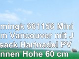 Kaemingk 681156 MiniBaum Vancouver mit Jutesack Hartnadel PVC innen Höhe 60 cm