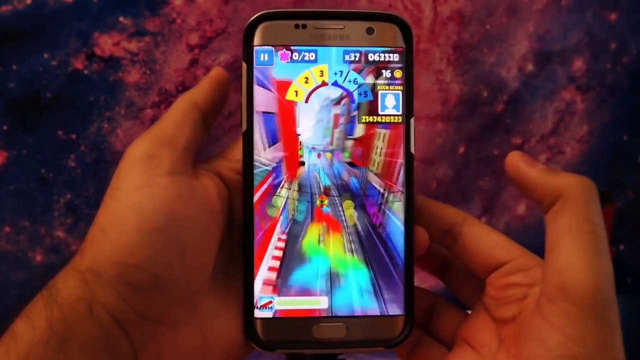 Subway Surfers: Singapore - Samsung Galaxy S7 Edge Gameplay