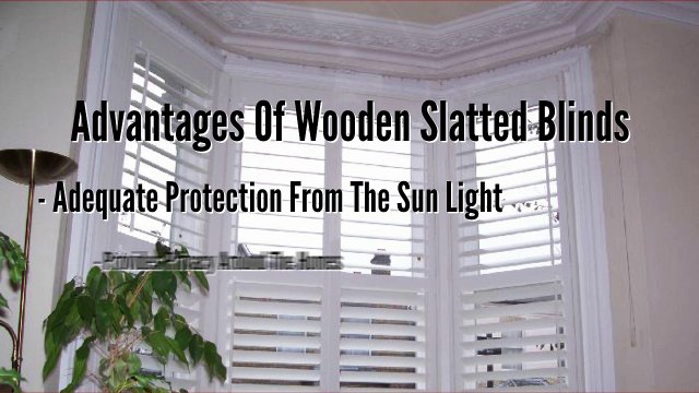 White Slatted Blinds - Is It For You?