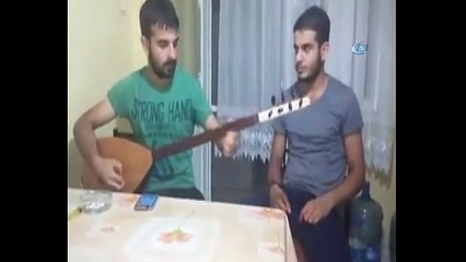 Tekirdağ"da selde şehit olan askerimizin türkü söylediği görüntüler ortaya çıktı