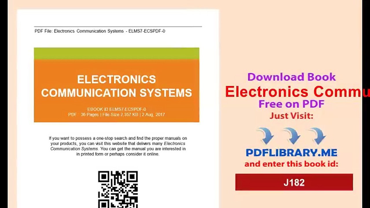 Electronics Communication Systems