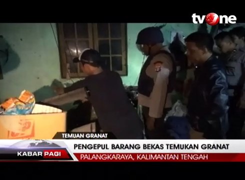 Warga Palangkaraya Temukan Benda Diduga Granat