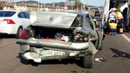 Accidente de tráfico en Avilés con 4 heridos