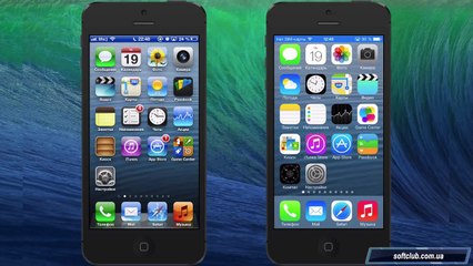 Отличие iOS 7 от iOS 6