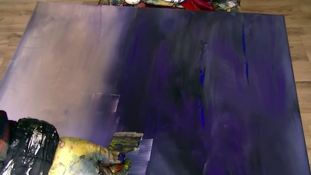 Acrylmalerei Verblenden Blending (with instruction, mit Anleitung)