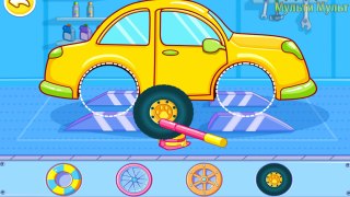 Cartoon about Cars - Car service & Car Wash