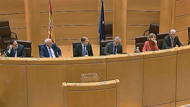 Senado recibe por burofax fuera de plazo alegaciones Generalitat