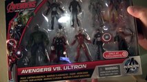 AVENGERS TEAM TOY BOX SET - HULK, IRONMAN, Age of Ultron Action Figures!! 9 pack, Mini Set