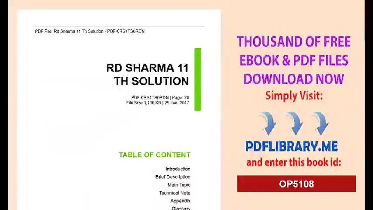 Rd Sharma 11 Th Solution