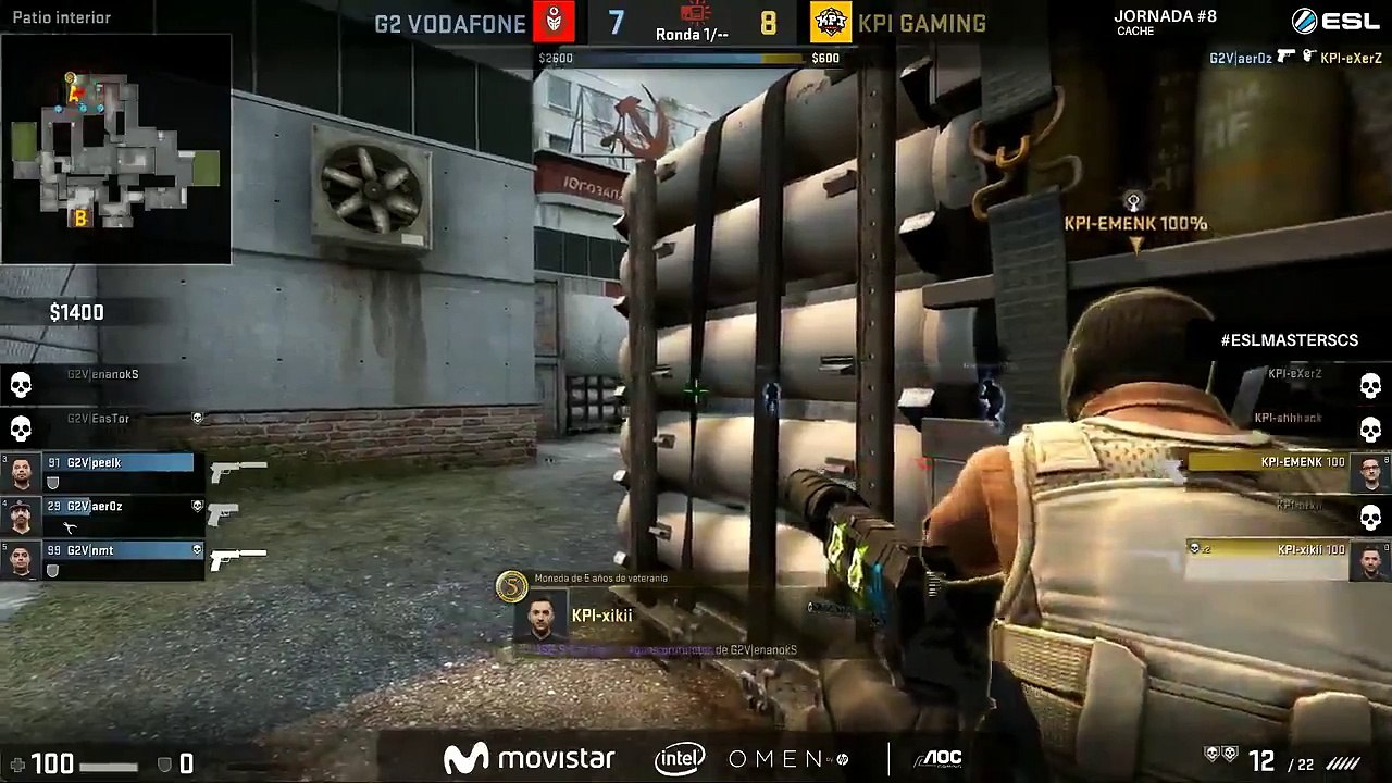 Jugadón de Xikii de KPI en CS:GO