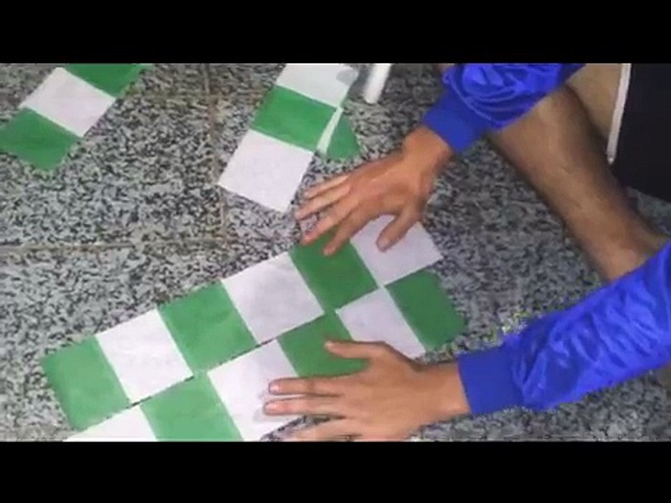 Como fazer pipa Xadrez passo a passo