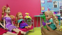 DENTIST! Sugar Bugs ! ANNA toddler loses a TOOTH - Afraid of Dentist - Little ELSA is there too