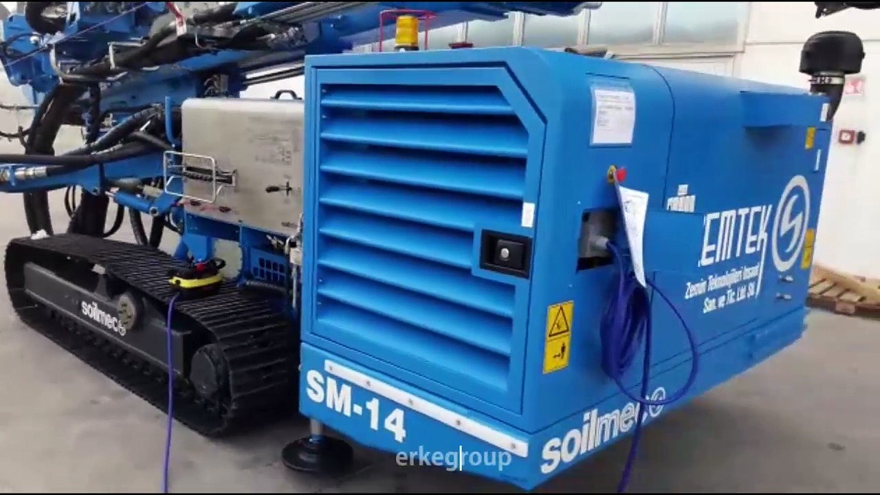 Soilmec SM-14 Mini Kazık Makinesi, Zemtek Zemin / 26.10.2017 / Erke Group