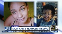 Phoenix police searching for mother and three-year-old missing for over a week