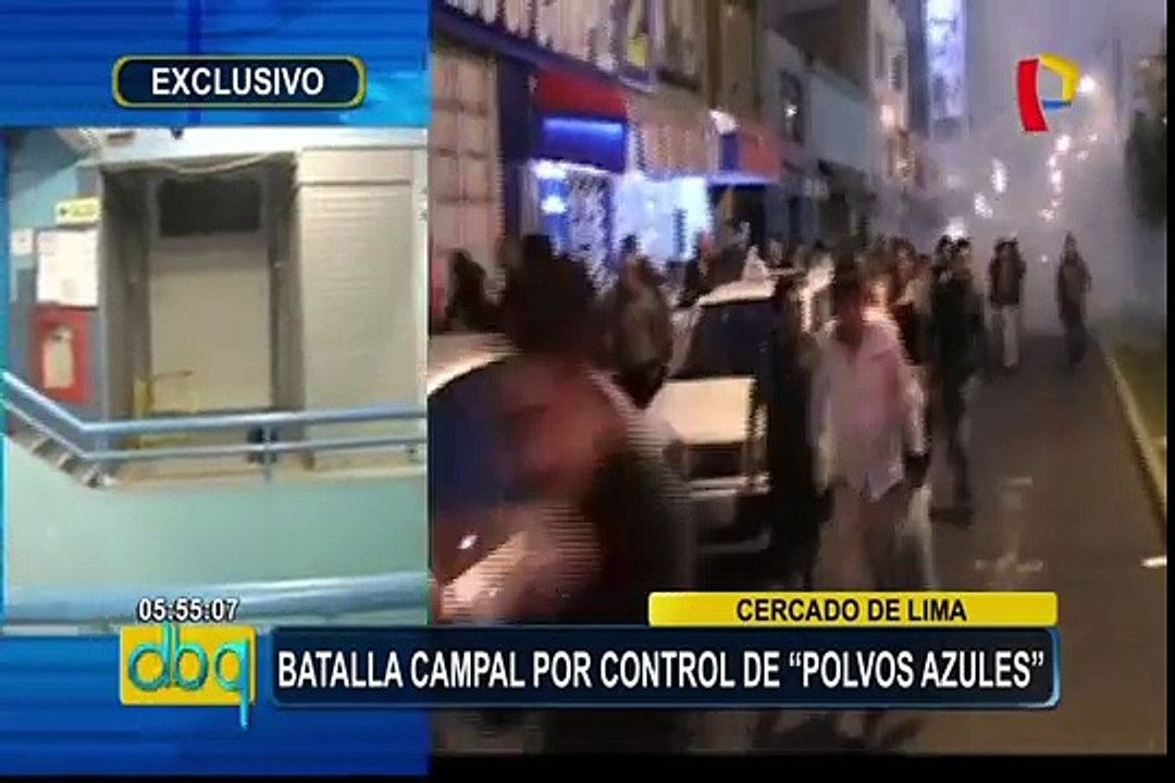 Cercado de Lima: así quedó Polvos Azules tras enfrentamiento entre comerciantes
