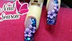 Como hacer almendra exotica con flores 3d uñas de acrilico