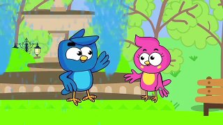 Birds Family Deprived of paint Full Episodes Cartoon Animation Nursery Rhymes