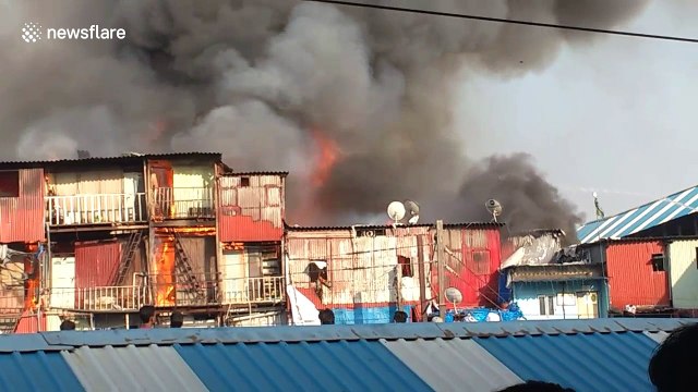 Fire breaks out near Mumbai's Bandra station