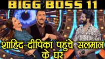 Bigg Boss 11: Deepika Padukone and Shahid Kapoor to perform Ghoomar with Salman Khan | FilmiBeat