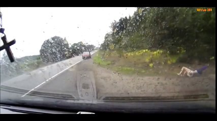 Dash Cam of Fatal Crash - Everyone Ejected