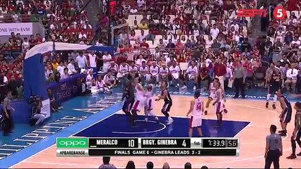 Ginebra vs Meralco 1st Qtr - Finals Game 6 - Oct 25 2017