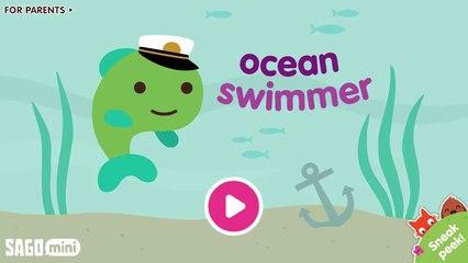 Fun Sago Mini Games - Kids Explore Secret Underwater Creature Fun Play With Sago Mini Ocean Swimmer