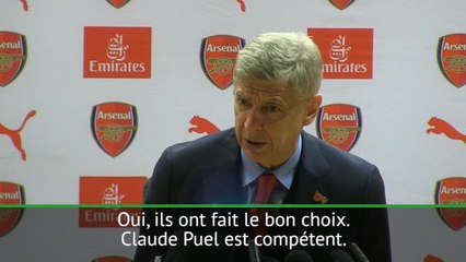 Arsenal - Wenger : "Leicester a fait le bon choix avec Puel"