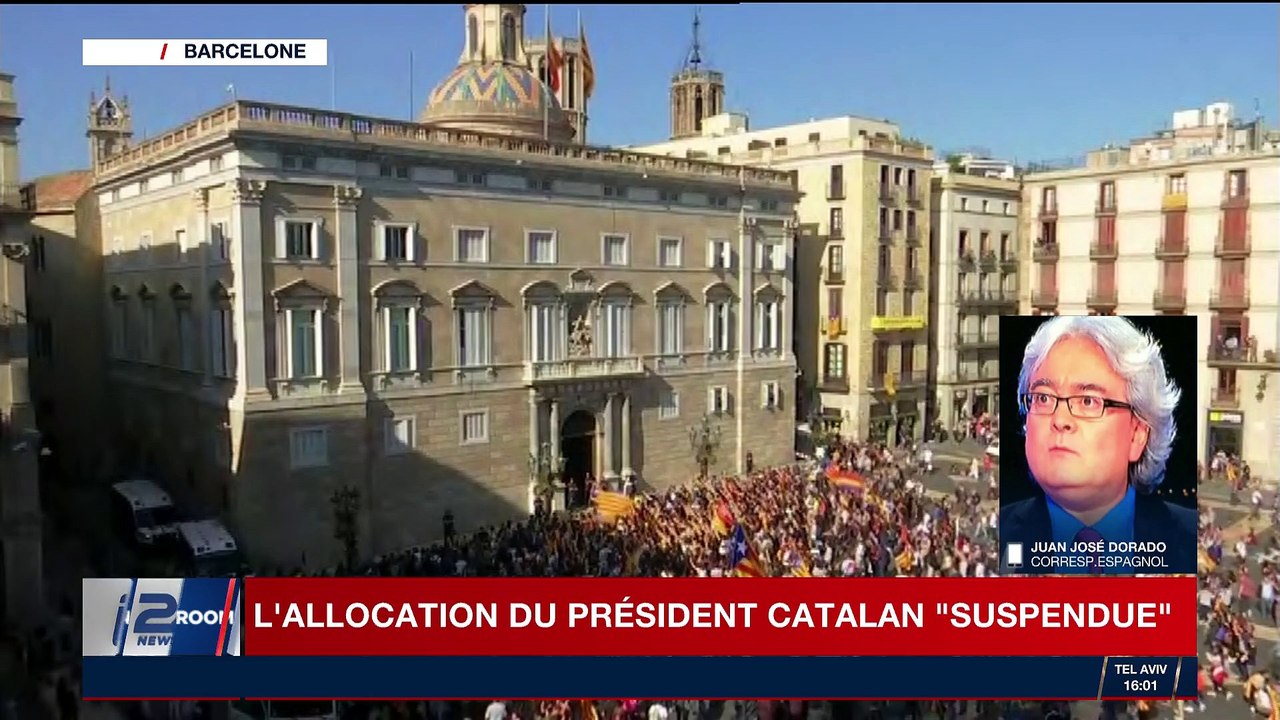L'allocution du président catalan "suspendue"