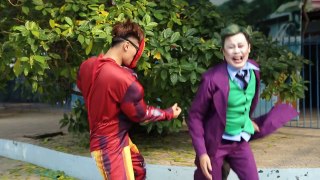 Spiderman fight OUT Superman for Gain Elsas Heart/ Spiderman Elsa Superheroes in real life