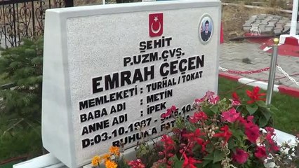 Şehit Emrah Çeçen Mezarı Başında Anıldı