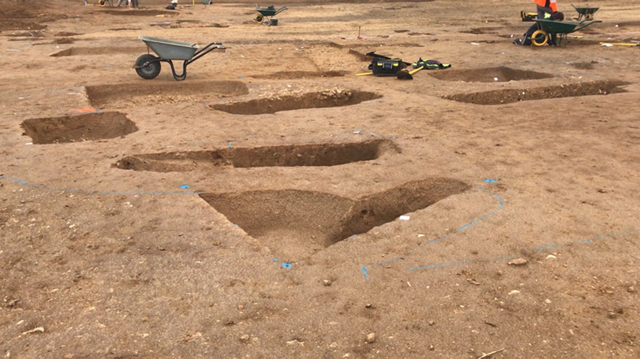 Fouilles archéologiques avant travaux routier