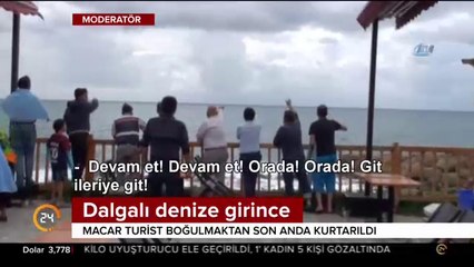 Dalgalı denize girince