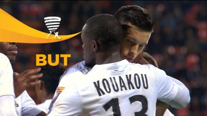 But Christian KOUAKOU (43ème) / FC Lorient - SM Caen - (0-1) - (FCL-SMC) / 2017-18