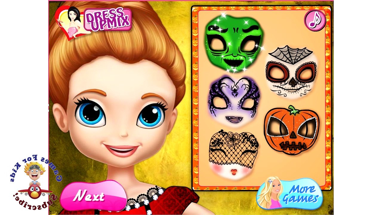 Sofia The First - Sofia Halloween Face Art  Baby Games For Kids