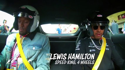 Quand Lewis Hamilton malmène Usain Bolt au volant de sa Mercedes AMG GT