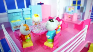 헬로키티 인형의 집 & 헬로키티 매직하우스 놀이 | CarrieAndToys