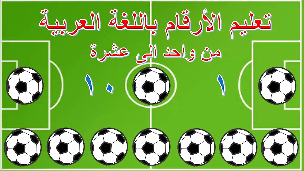 تعلم الارقام للاطفال | اعداد الكرات من 1 ال 10 - Learn the numbers for children Prepare balls from 1 to 10