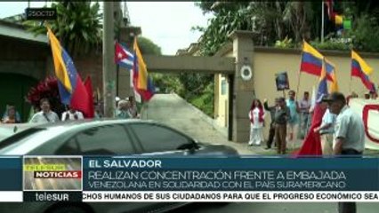 El Salvador: FESSAL realiza un acto de solidaridad con Venezuela