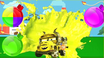 Baby Learning Colors Bomb Lightning Mcqueen Miss Fritter Kabuto Miguel Disney_Pixar Cars 3