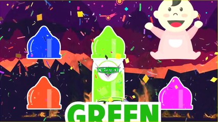 Baby Learning Colors With Bottle Milk Lightning McQueen Disney_Pixar Cars 3 2017 Video For Kids