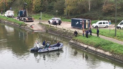Tueurs du Brabant: les plongeurs de la Protection civile ont sondé le canal Bruxelles-Charleroi à Ittre