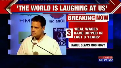 Rahul Gandhi Says -Government Disrespects Small And Medium Businesses