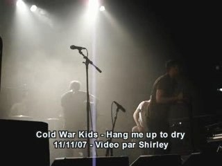 Cold war kids hang me up to dry live