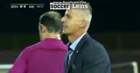 Lazaros Christodoulopoulos GOAL HD - Apollon Larissa 0-5 AEK Athens FC 26/10/2017 HD