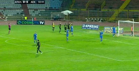 0-6 Sergio Araujo AMAZING Goal  - Apollon Larissa 0-6 AEK Athens FC 26.10.2017