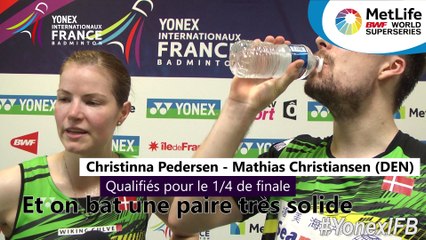 Yonex IFB : Interview de Christinna Pedersen et Mathias Christiansen