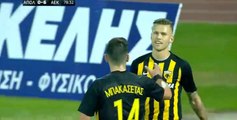 0-7 Arnór Ingvi Traustason Goal - Apollon Larissa 0-7 AEK Athens FC 26.10.2017