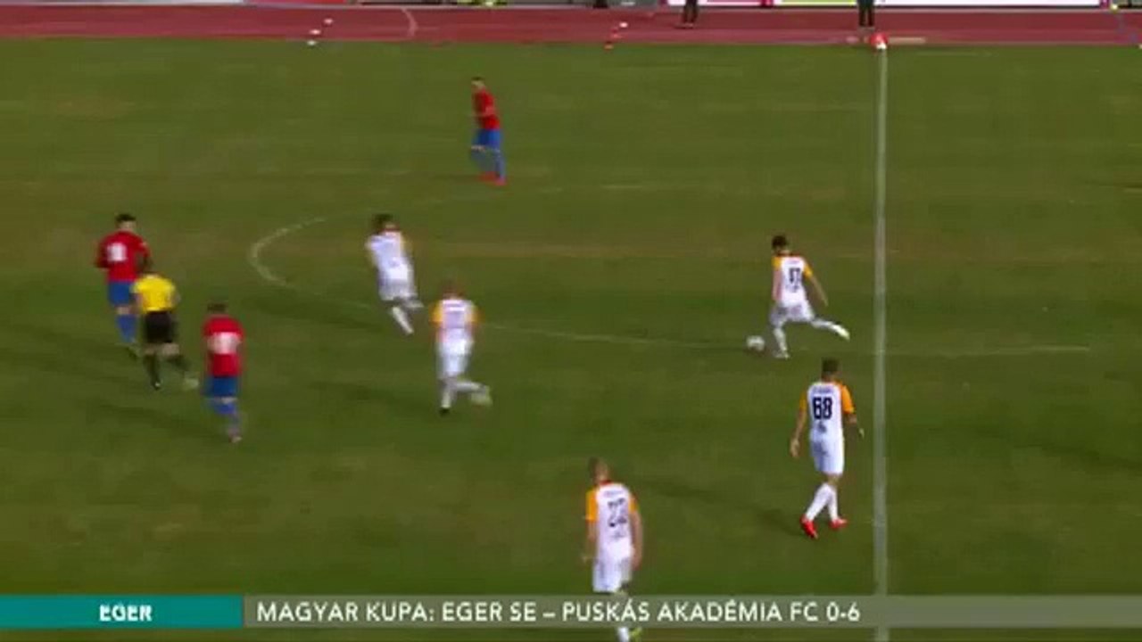 Eger SE 0:3 Puskás Akadémia FC (Hungarian Cup 25 October 2017)