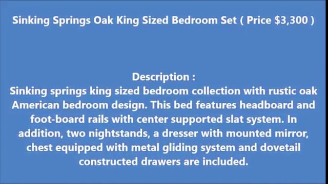 King Bedroom Sets, Sinking Springs King Bedroom | Virginia,New Jersey, Pennsylvania, MD